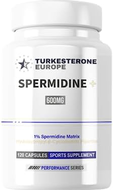 Spermidina+ (1% Spermidina) Complesso con HydroPerine™ - 120 Capsule (600mg) - Turkesterone Europe®