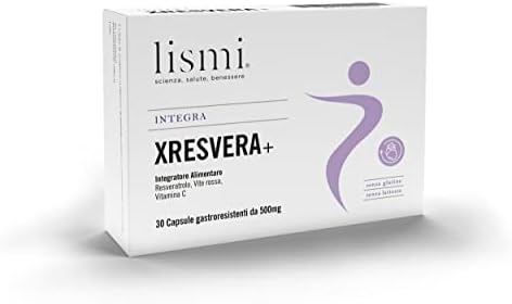 INTEGRA XRESVERA+ - Integratore per il Benessere in Menopausa, Aiuta la Circolazione ed ha Funzione Antiossidante, Confezione da 30 Capsule