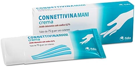 Connettivinamani crema Fidia farmaceutici | Tubo da 75 g | A base di Acido ialuronico sale sodico 0,2%