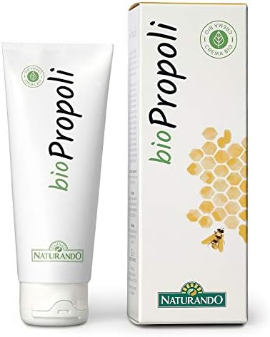 NATURANDO BIOCREMA PROPOLI 75ML Crema biologica cicatrizzante e disinfettante contro acne, eruzioni cutanee, scottature, ferite