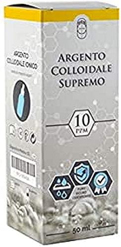 SEB - Argento colloidale supremo - Argento colloidale ionico 10 ppm - adatto a zone delicate