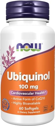 Ora integratori, ubiquinolo, forma attiva di CoQ10, 100 mg, 60 softgel, testato in laboratorio, senza glutine, senza soia, non OGM