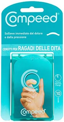 COMPEED Cerotti per Ragadi delle Dita, sollievo immediato e lunga durata - 10 Cerotti