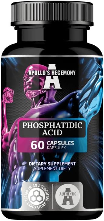 Acido fosfatidico 750 mg per dose giornaliera - 60 capsule vegane - 1 mese di fornitura - Supporto naturale per i processi anabolici - da Apollo's Hegemony