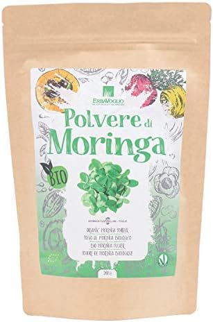 Alimento Biologico in Polvere - Moringa Polvere Bio - 200 gr