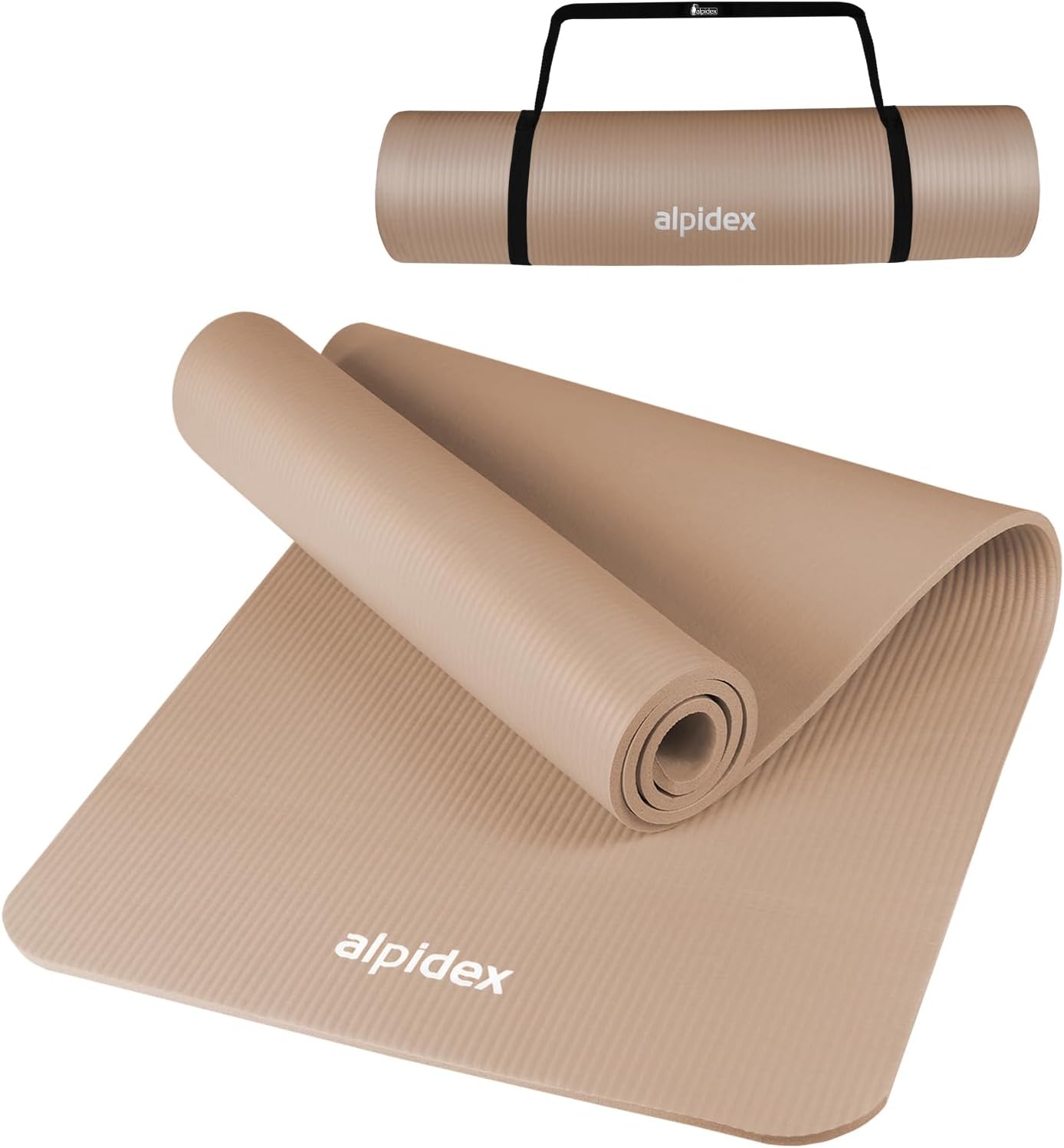 ALPIDEX Tappetino Yoga 183 x 60 x 0.8 cm Tappeto NBR Fitness