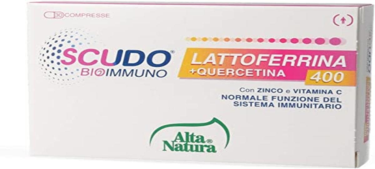 Alta Natura Lattoferrina e Quercetina 30 Capsule