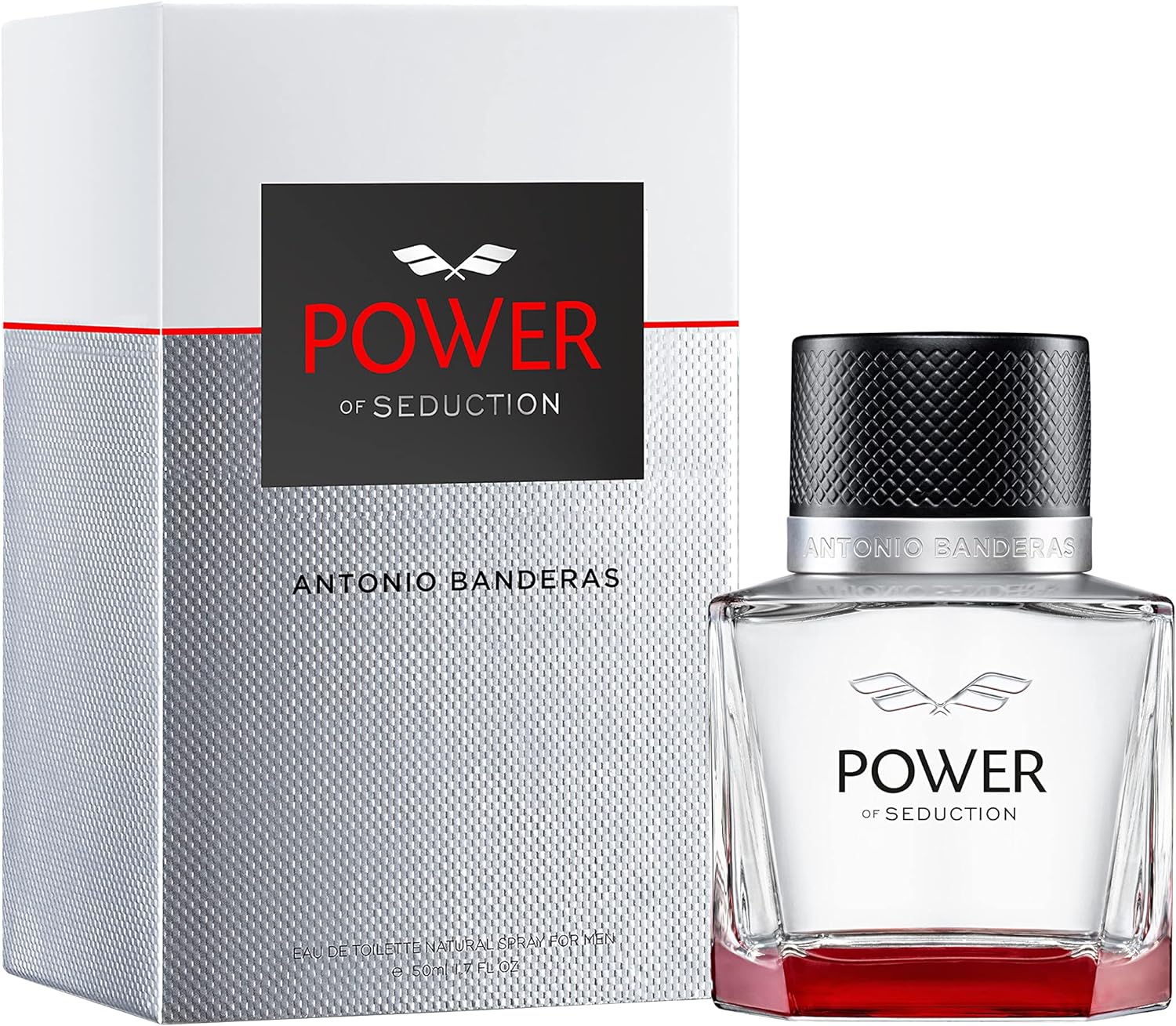 Banderas Power of Seduction, Eau de Toilette Spray per Uomo, 50 ml