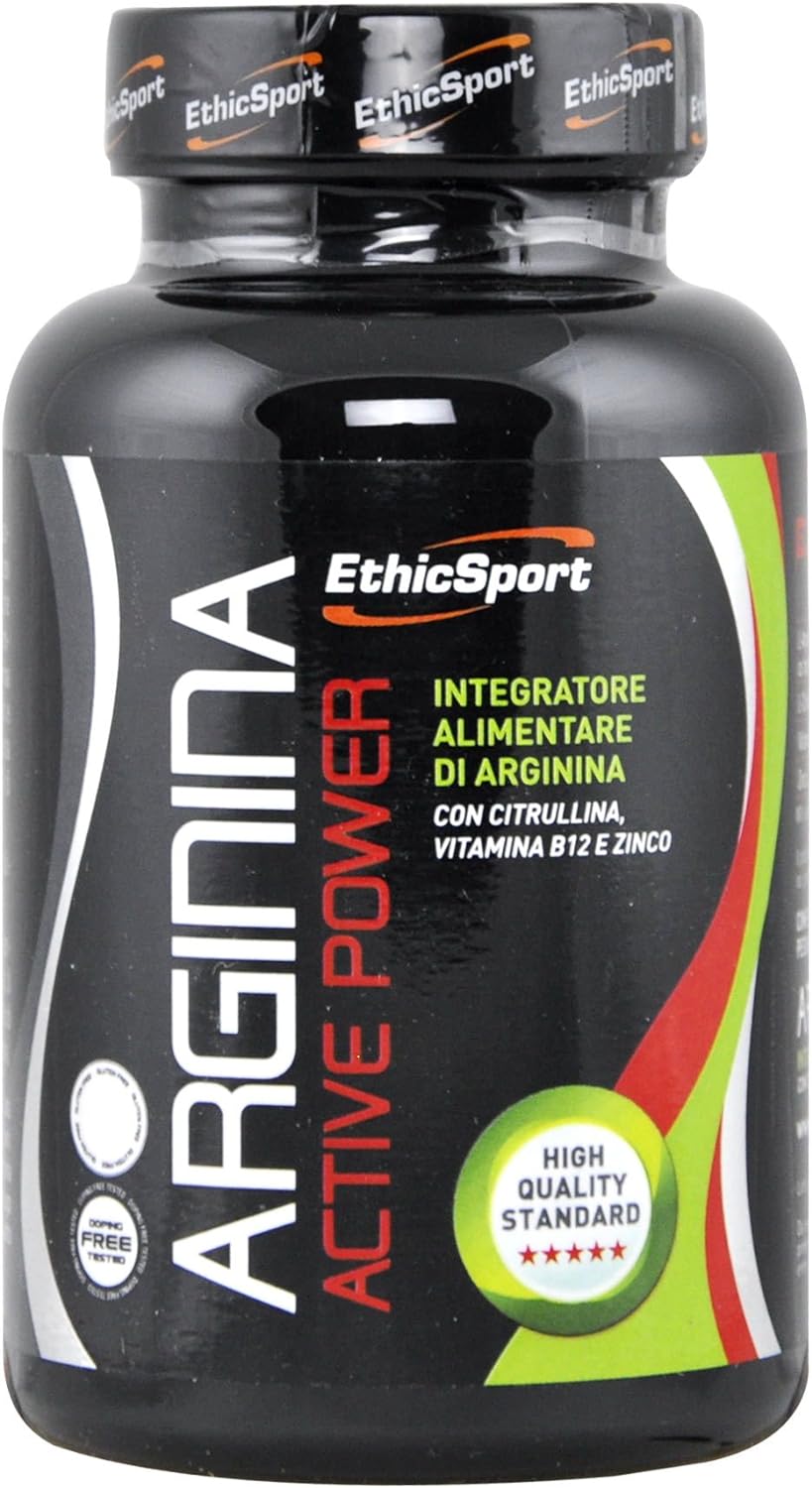 EthicSport - Arginina - Barattolo da 90 cpr x 1500 mg -