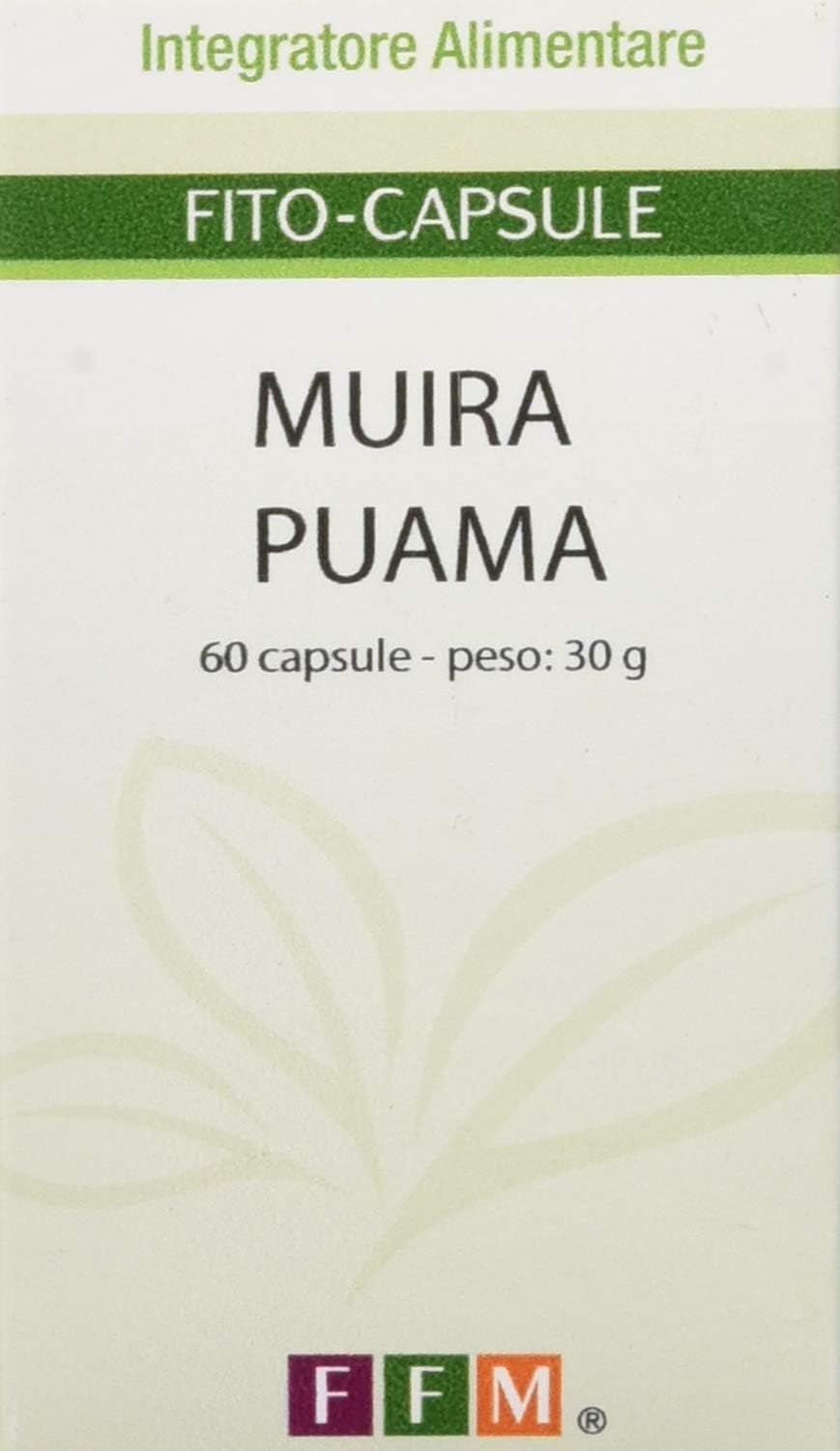 Fitofarmaceutica Muira Puama - 60 Capsule Gelatina Vegetale,