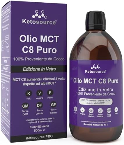 Ketosource Pure C8 MCT Oil | Boosts Ketones 4X Versus Other