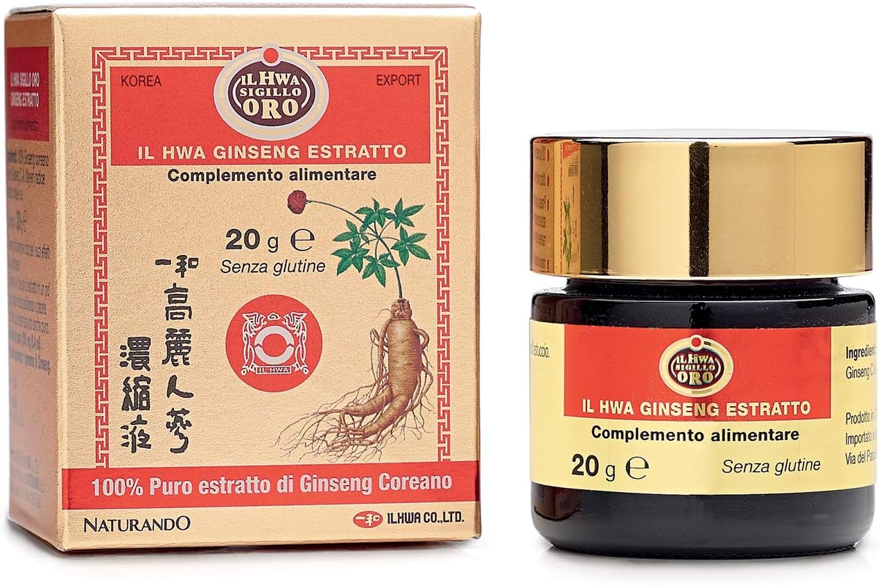 Naturando Ginseng Bianco Sigillo Oro Estratto Molle Tonico