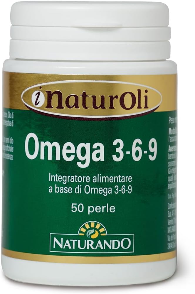 Naturando Omega 3-6-9 Integratore a base di Olio di pesce,