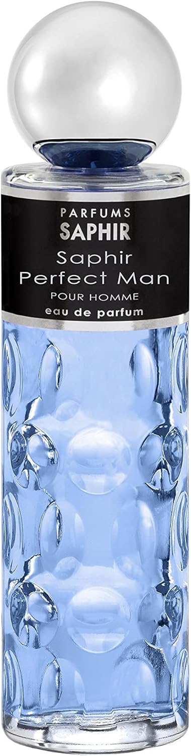 PARFUMS SAPHIR Saphir Perfect Man Eau de Parfum con Vaporizzatore da Uomo, 200 Ml