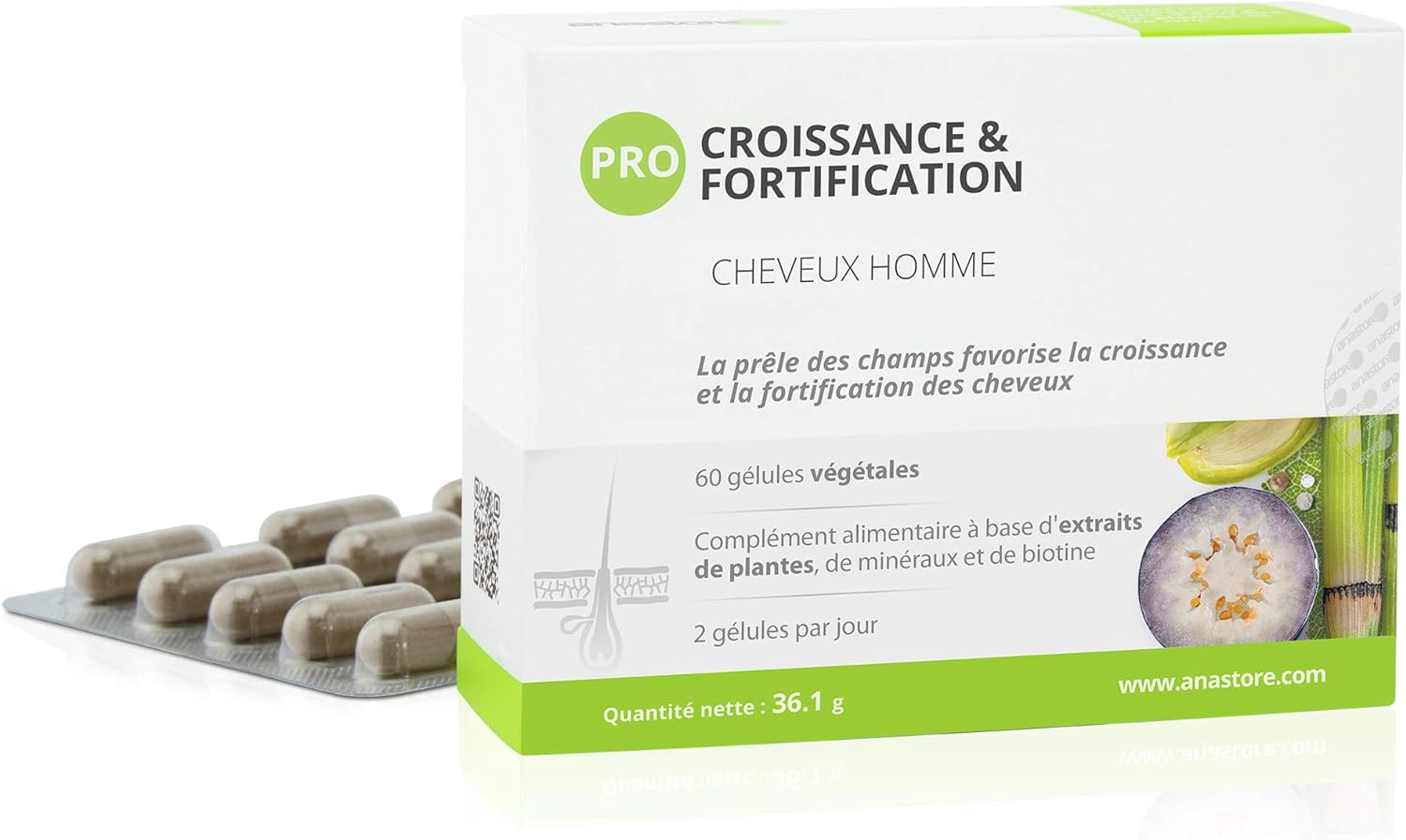 Pro Crescita e Fortificazione * 499.3 mg / 60 capsule *