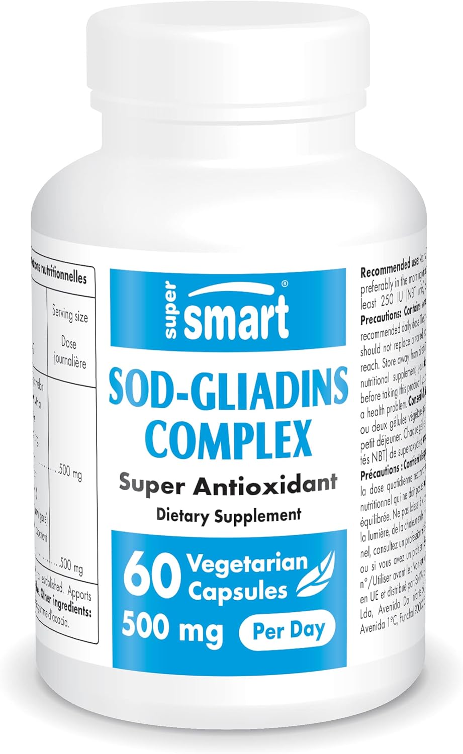 SOD- Gliadins Complex 250mg - Potente antiossidante endogeno