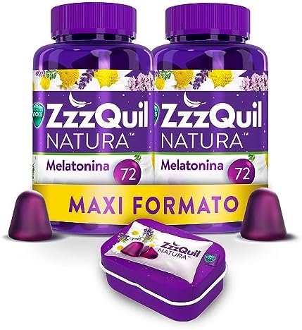 ZzzQuil Natura, INTEGRATORE con MELATONINA PURE ed Estratti