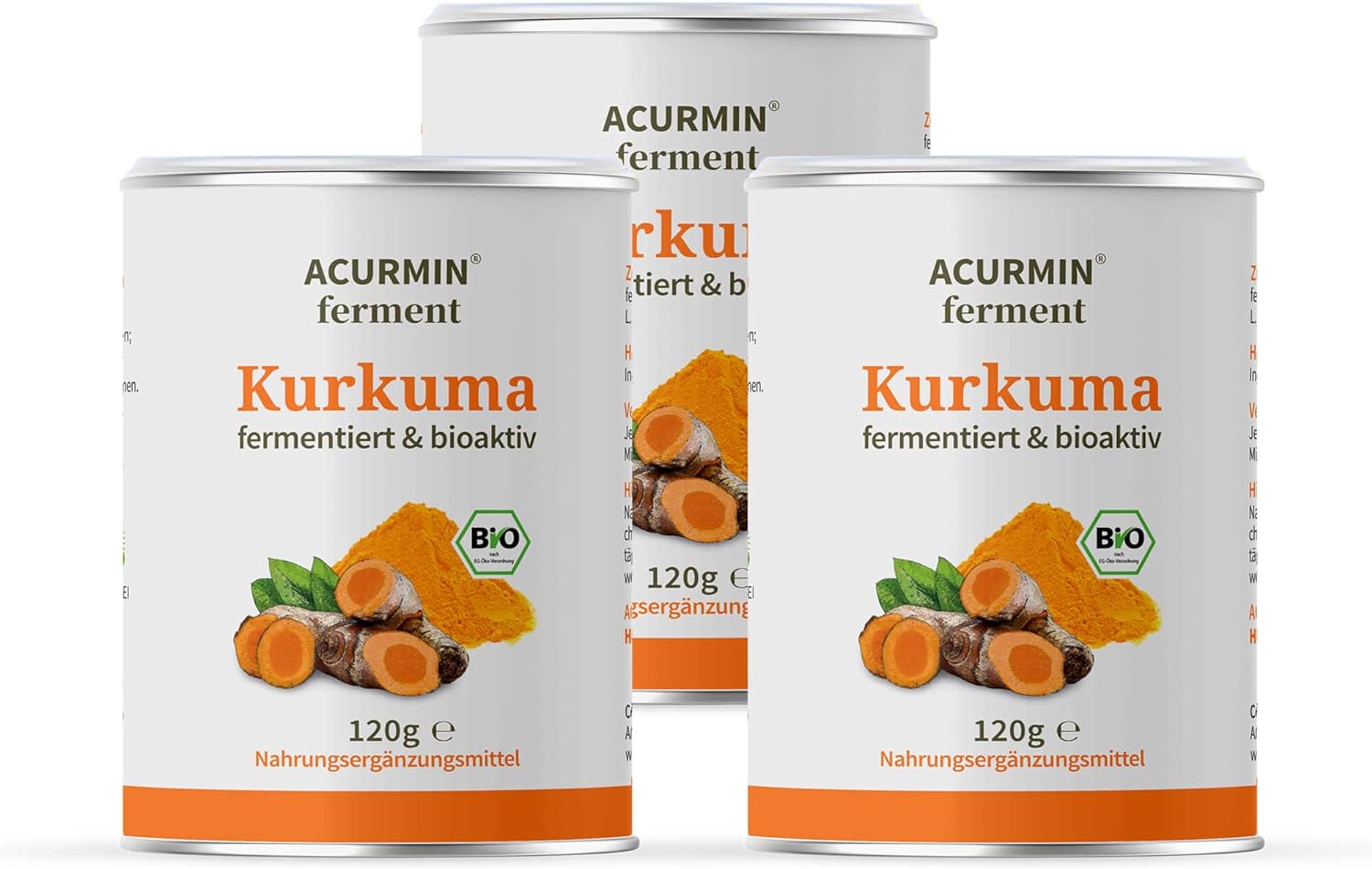 Acurmin Ferment - Polvere di curcuma biologica - fermentata