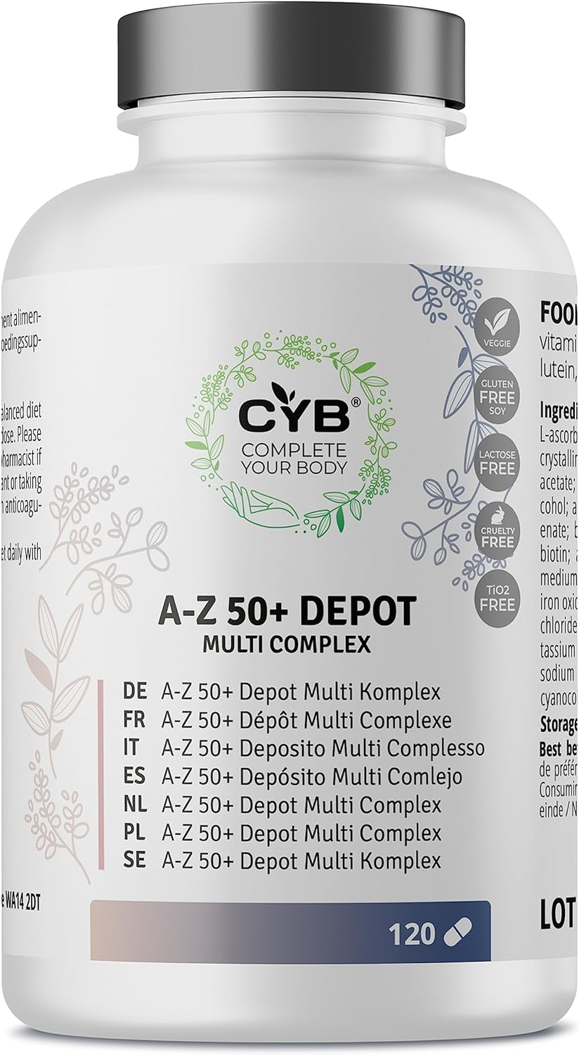 CYB | A-Z 50+ Multivitaminico - Minerali e Nutrienti