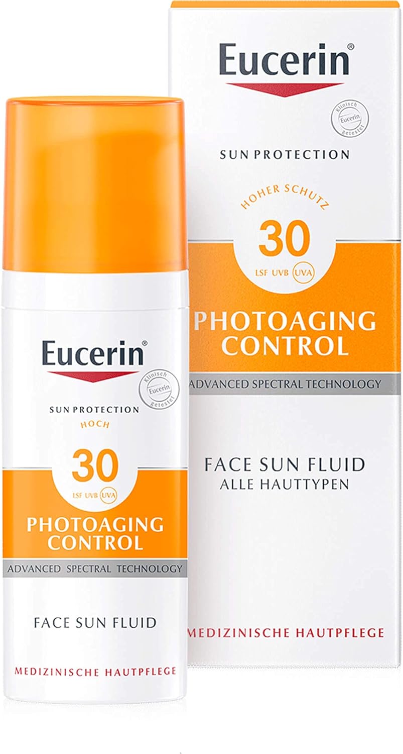 Eucerin Sun Fluid Anti-Età Crema Solare Viso FP 30