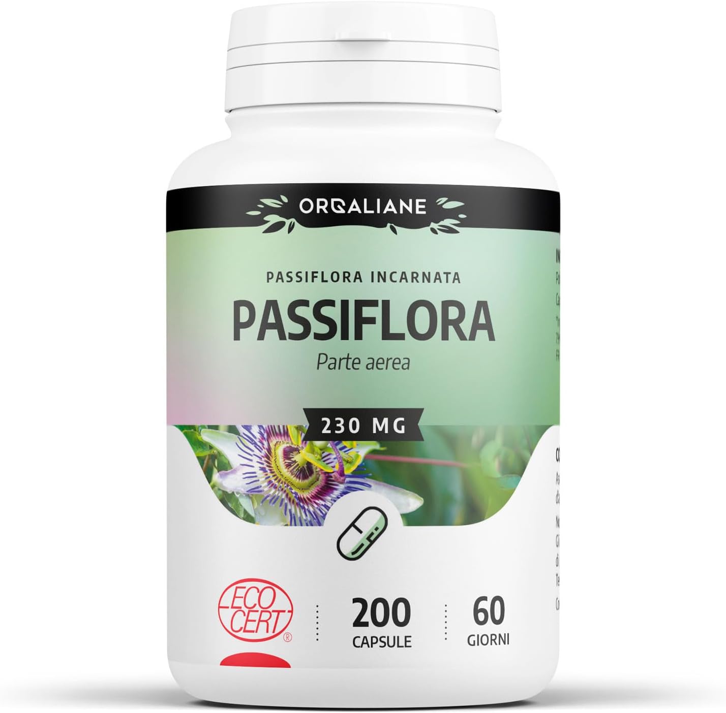 Passiflora Biologica - 230mg - 200 capsule