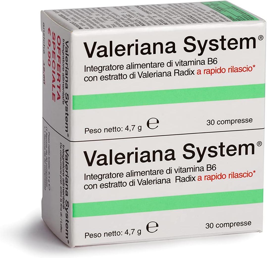 Valeriana System, Integratore Alimentare a Base di Valeriana