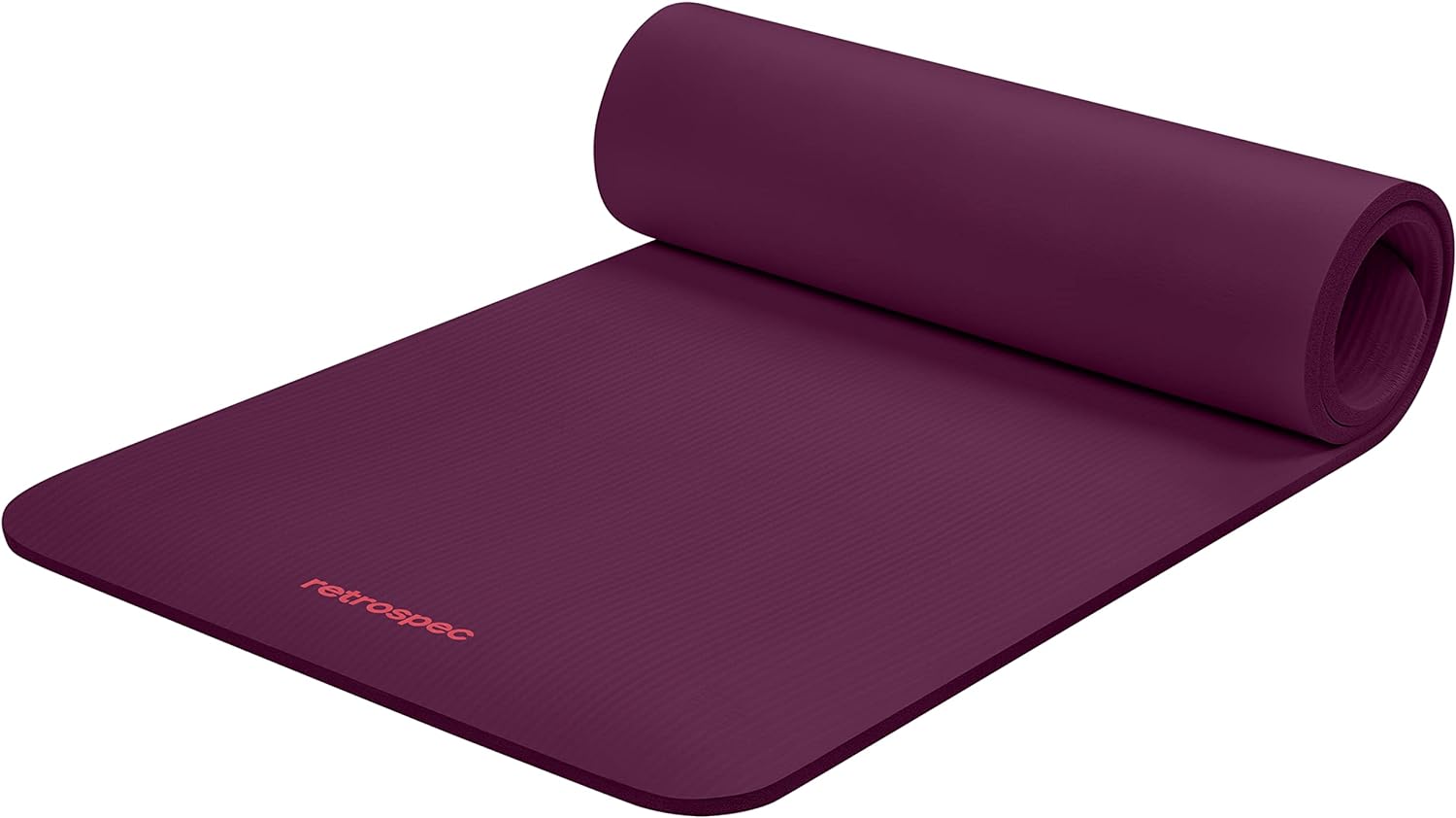 Retrospec - Tappetino da yoga Solana, spessore 1,2 cm, con