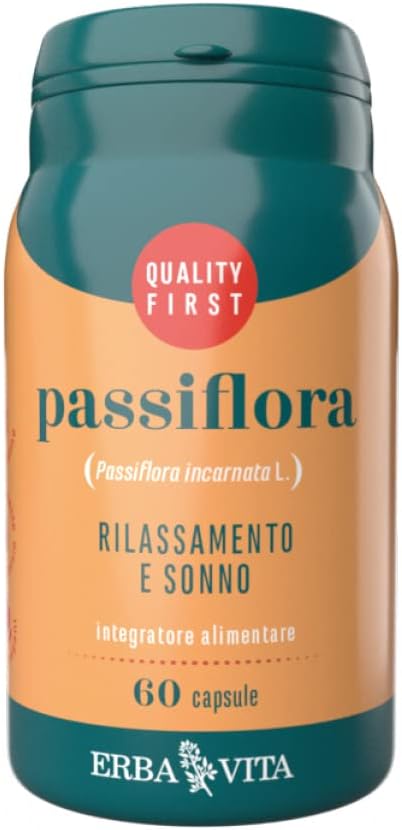 ERBA VITA Integratore Alimentare di Passiflora, 60 Capsule