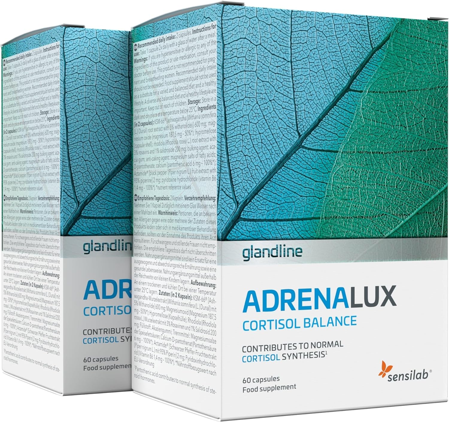 AdrenaLux con Ashwagandha e Rhodiola Rosea con Magnesio,