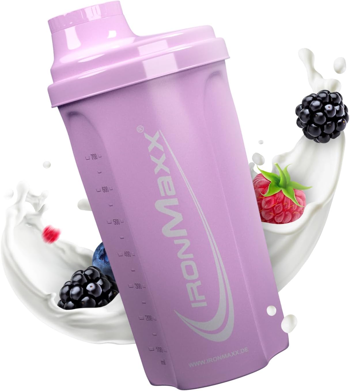 IronMaxx Protein Shaker - Lavanda 700ml |Shaker Proteico con