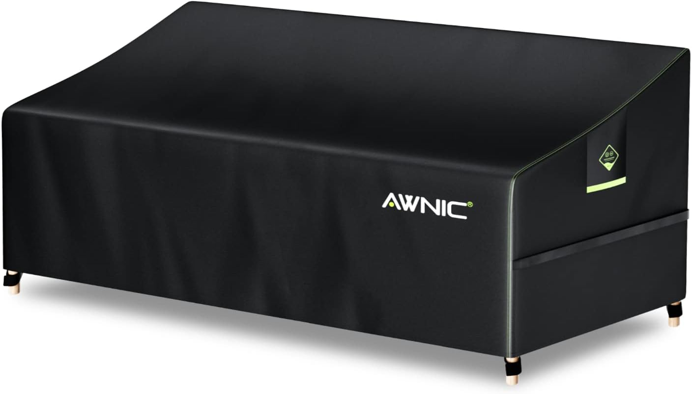 AWNIC Garden Sectional Sofa Cover, 3 Seater Outdoor Sofa