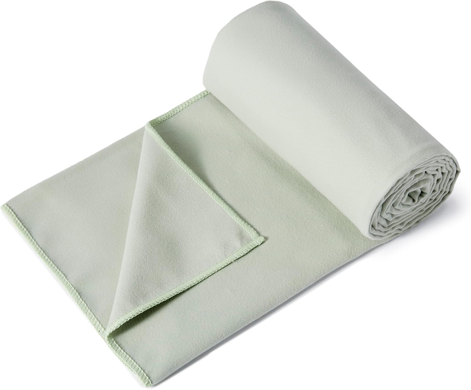 Amazon Basics - Microfibre Camping Hiking Towel Fog Green 25