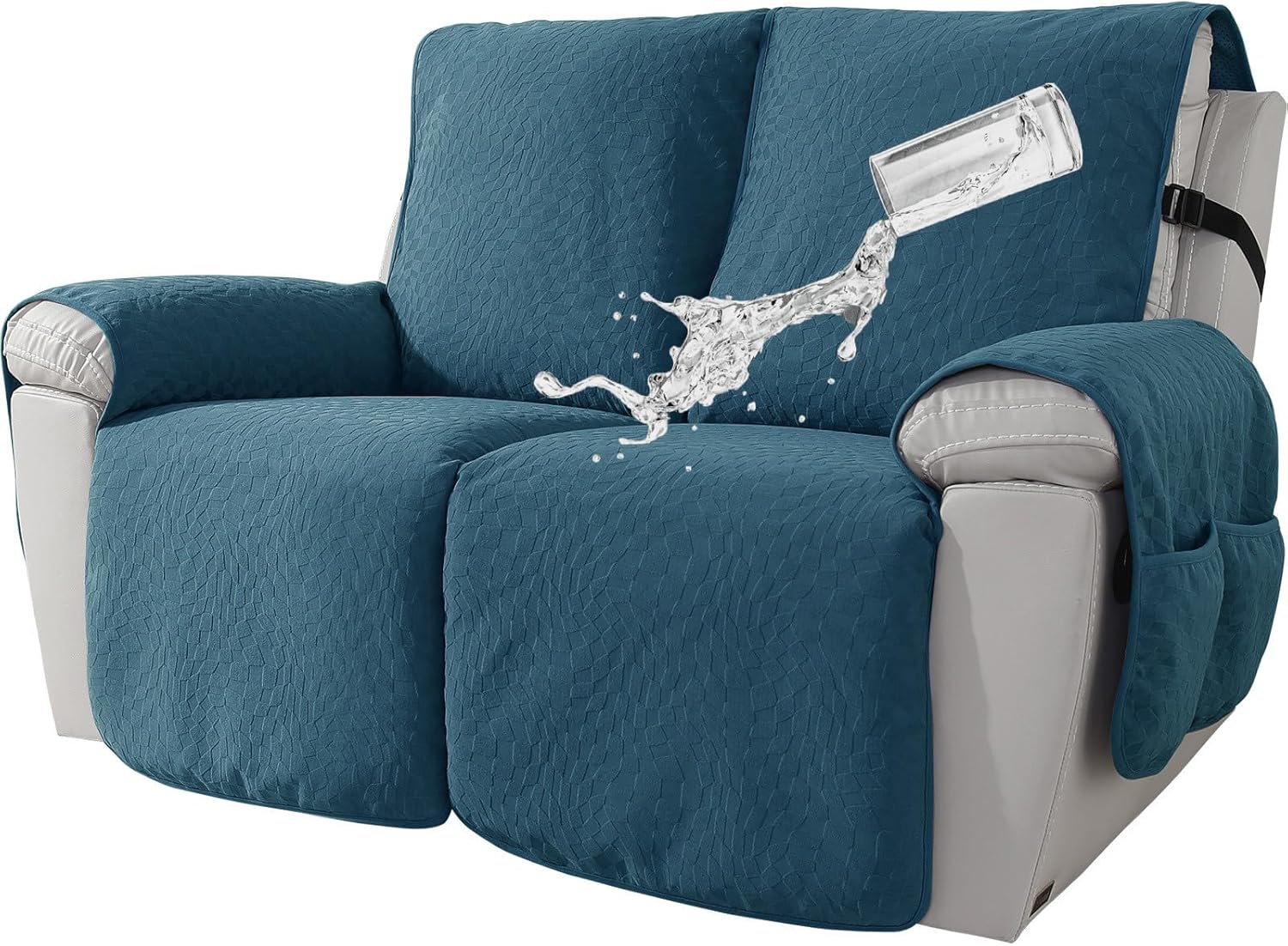 BXFUL Sofa Cover with Armrests, Waterproof Sofa Covers