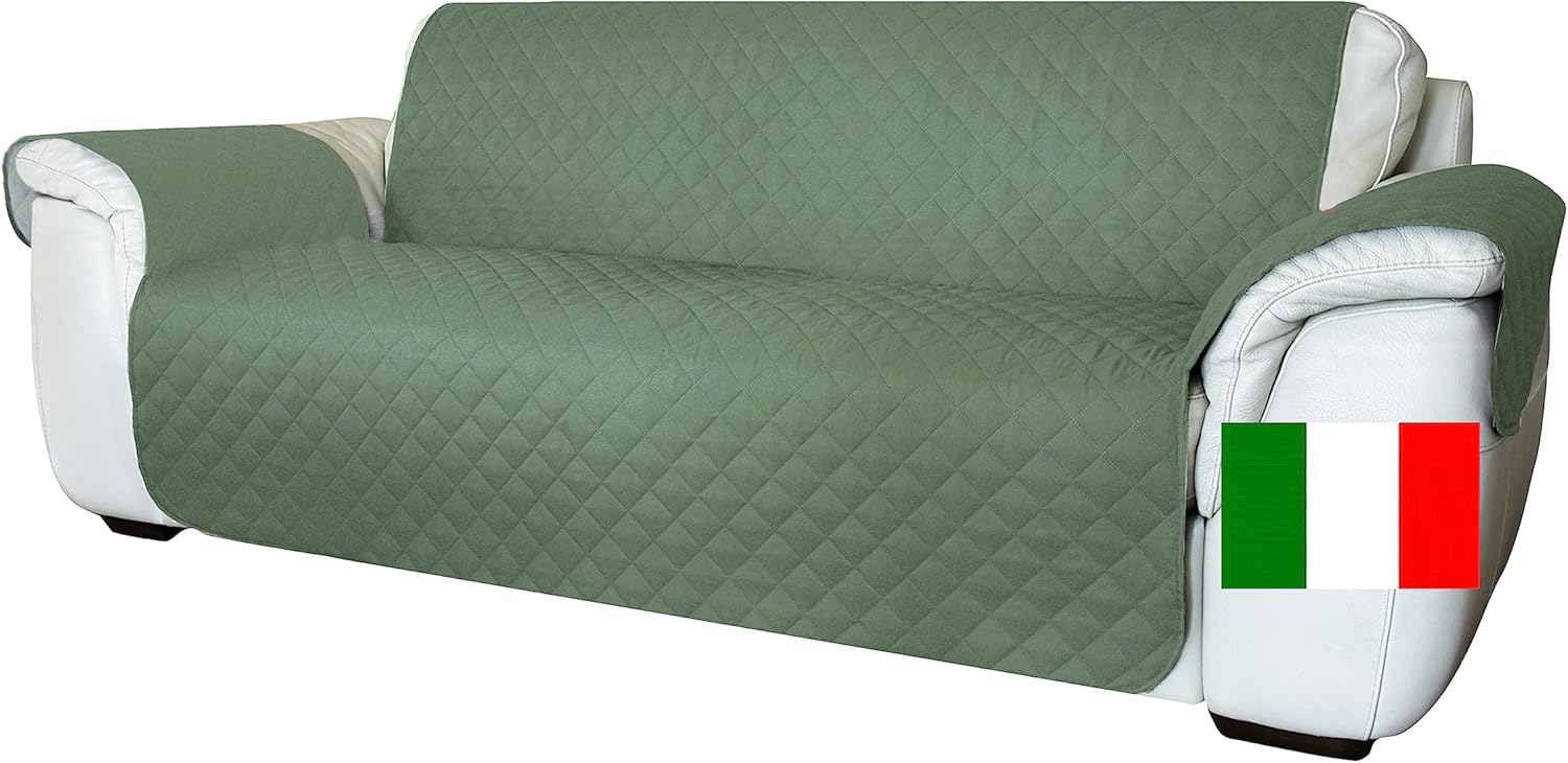 Moonange - 3 Seater Sofa Cover with Armrests - Seat 165 cm -