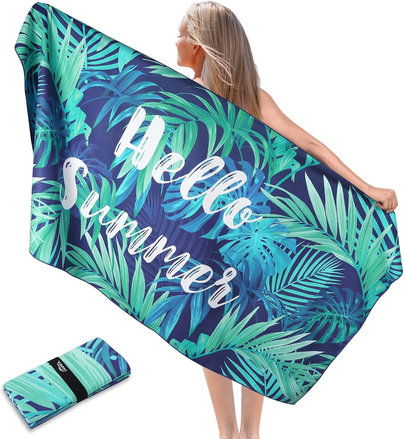 Pameil Microfibre Beach Towel, 90 x 180 cm, Microfibre Towel