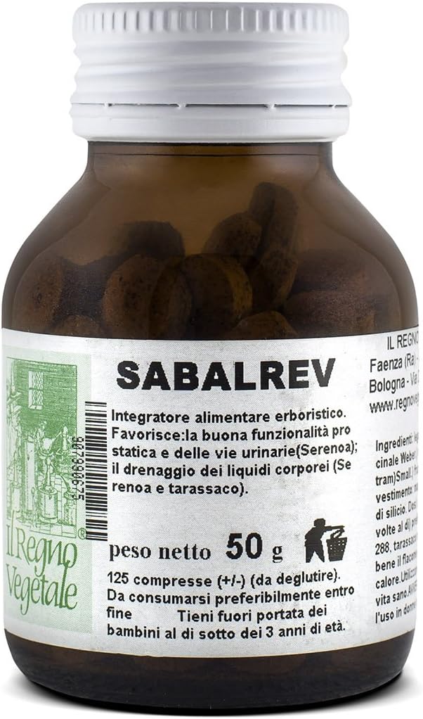 Sabalrev 125 Tablets Dry Extract of Saw Palmetto/Serenoa