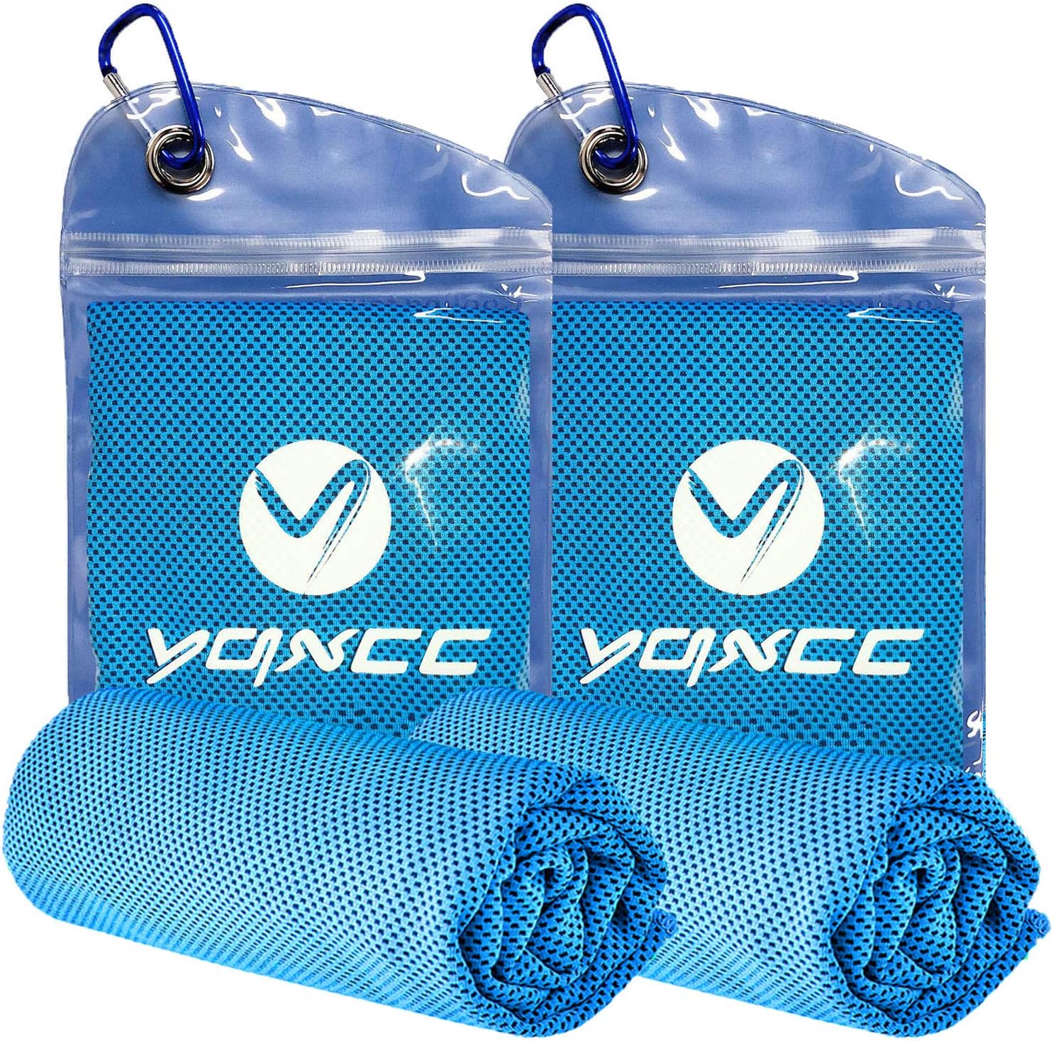 YQXCC 2 Cooling Towel (120 x 30 cm), Ice Towel, Microfibre