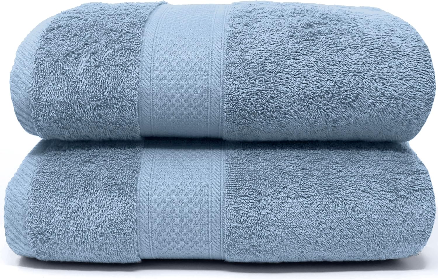 2 Piece Bath Towel Set - 100% OEKO-TEX Cotton 550gsm Terry