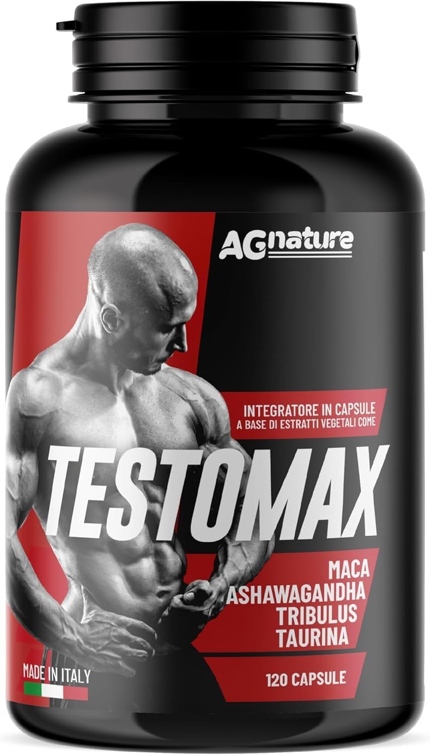 AG nature Testosterone Man Muscle Gain x Gym 120 Capsules |