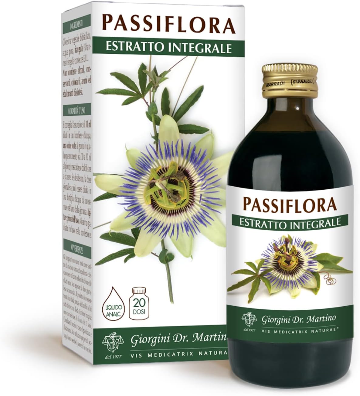 Dr Giorgini Food Supplement, Passionflower Whole Grain 1 Dr Giorgini Food Supplement, Passionflower Whole Grain