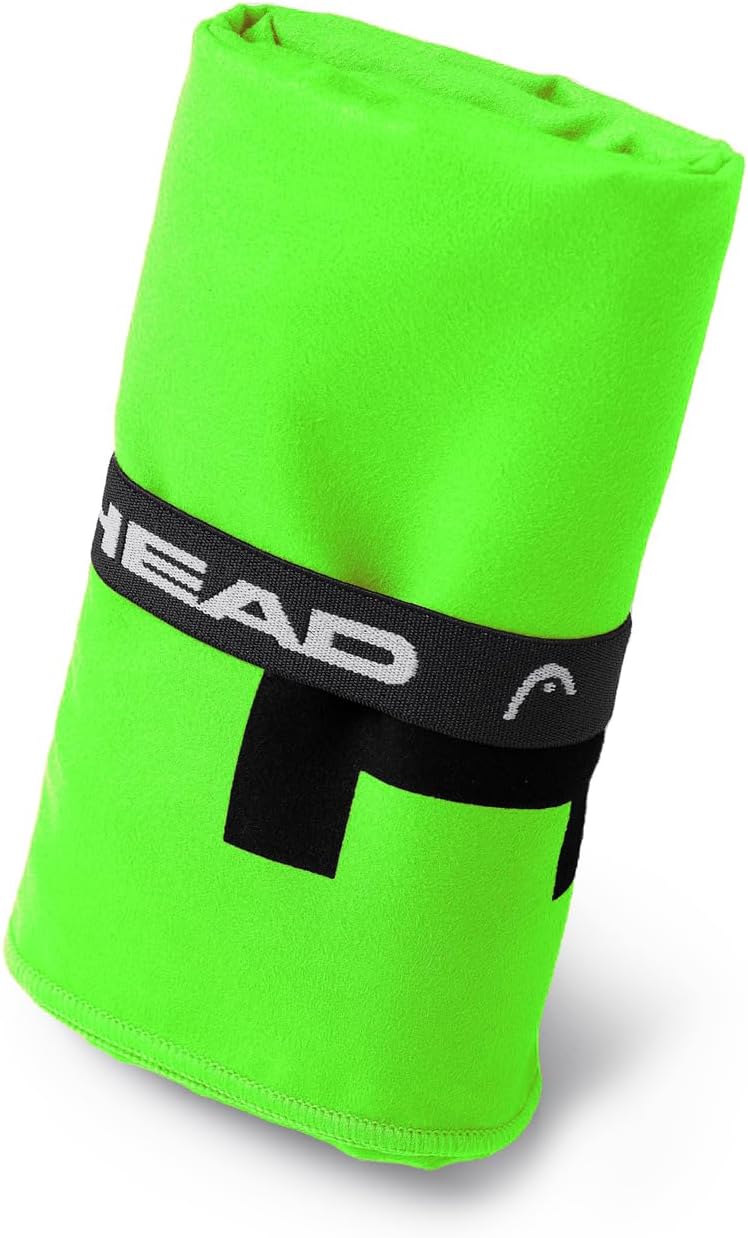 HEAD Active Fluo Microfibre Towel with Elastic, Lightweight