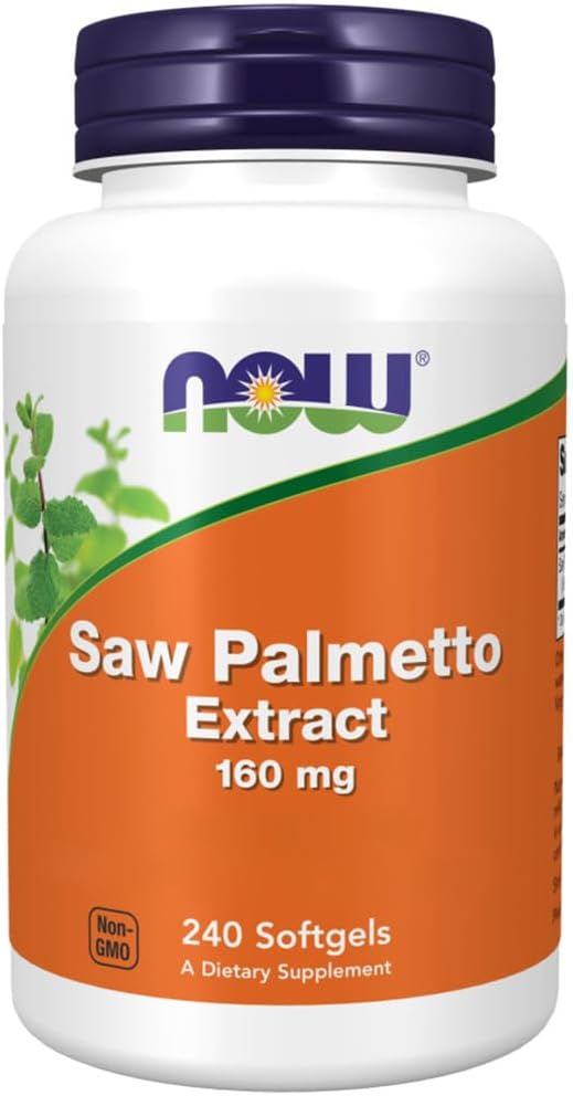 Now Foods Saw Palmetto Extract, 160mg, 240 Softgels,