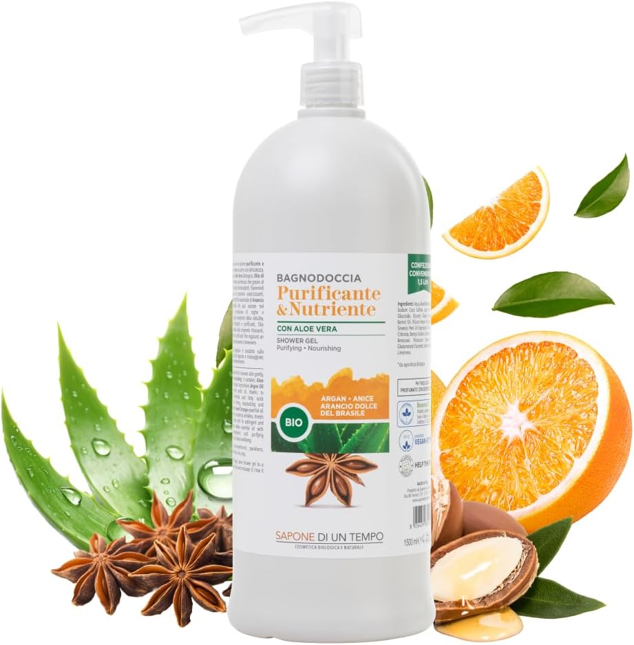 Sapone di un Tempo 100% Natural Shower Gel and Shower