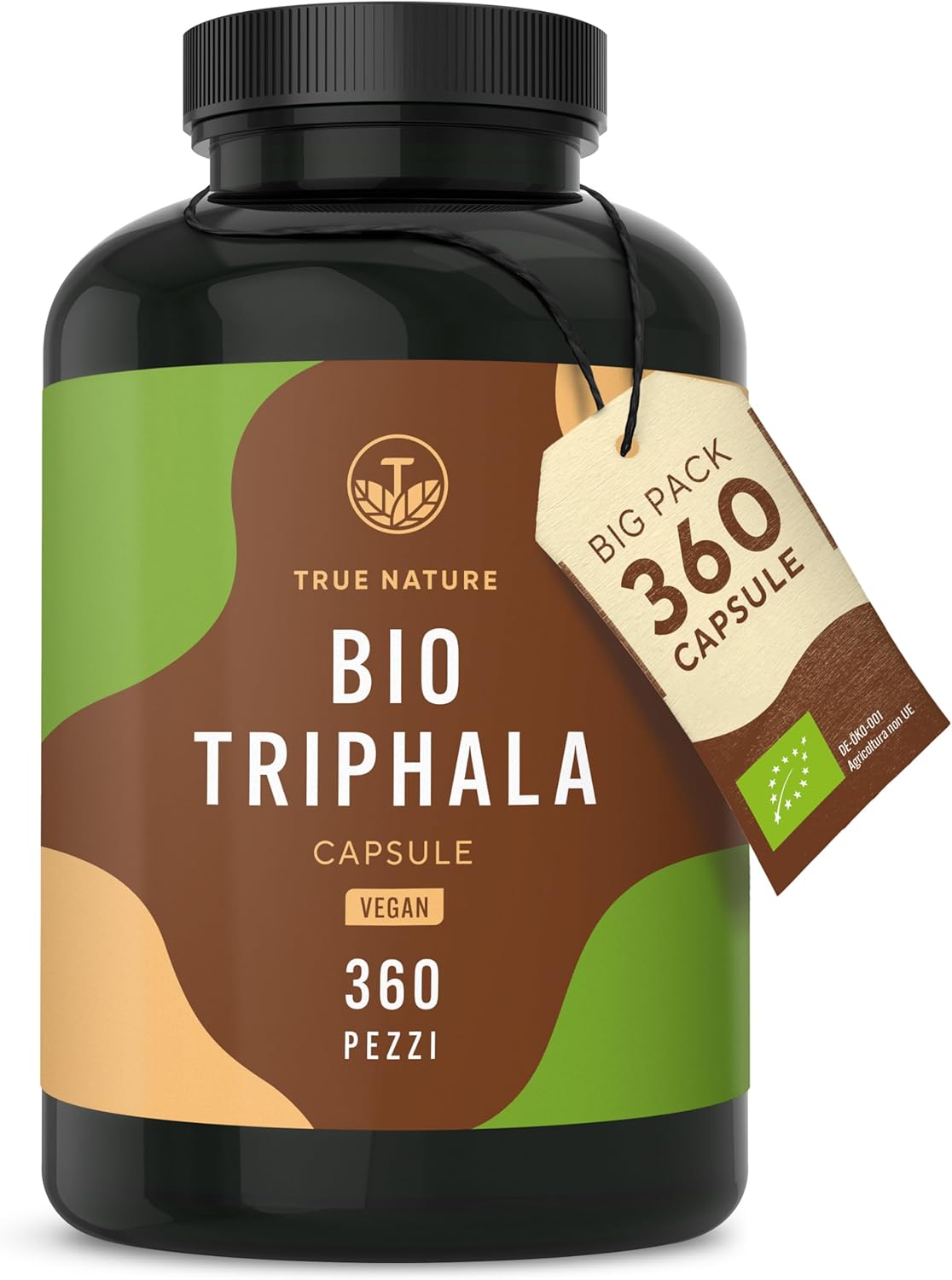 Triphala Bio - 360 Capsules - 2000 mg Daily Dose (High