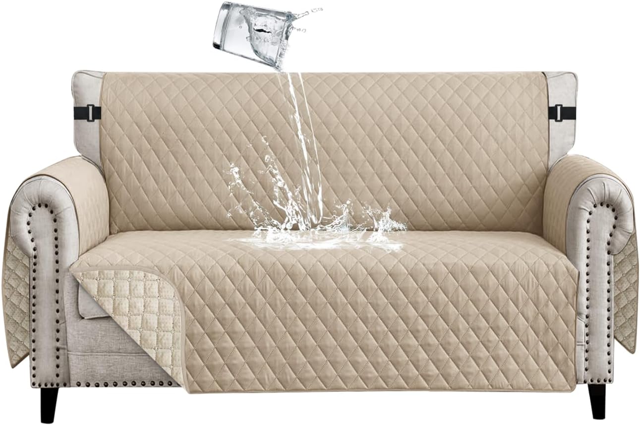 Waterproof Sofa Cover 2 Seater with Armrests for Pets 1 Waterproof Sofa Cover 2 Seater with Armrests for Pets